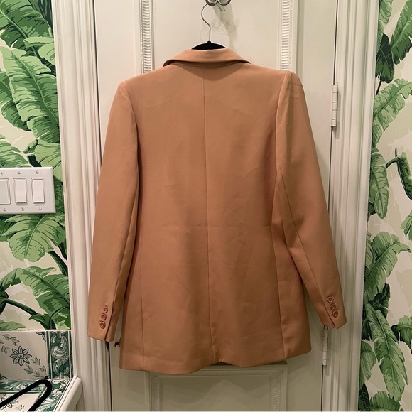 Walter Baker Ariel Blazer Oversized Jacket Tan Size S - Picture 8 of 9